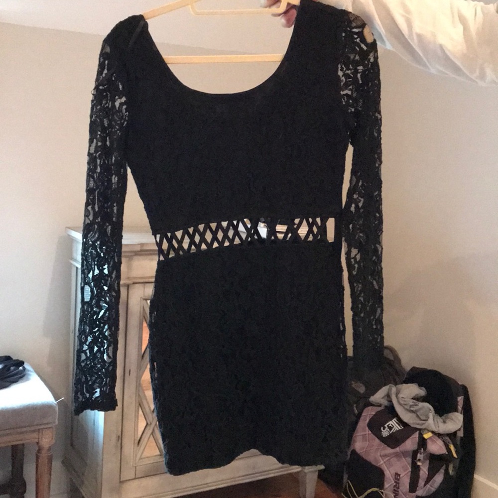 black dress